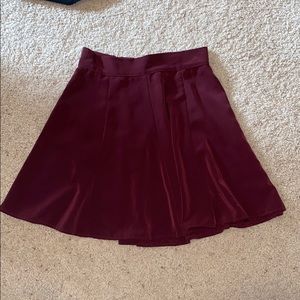 O/S Burgundy Brandy Melville Skirt
